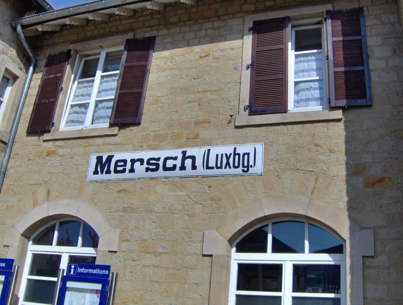 treinstation van Mersch