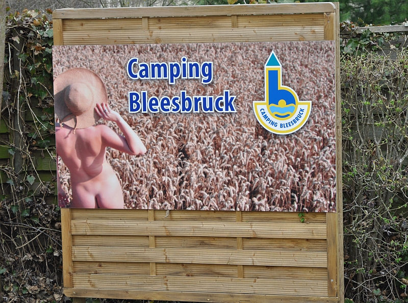 Sign of the campsite Bleesbruck