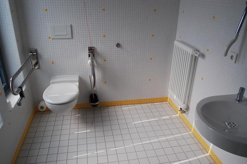 Accessible toilet located at +2