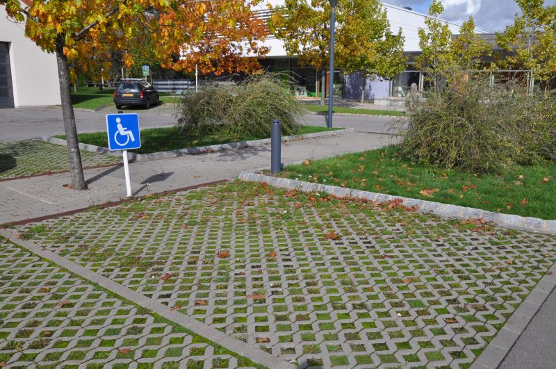 Parkplätze für Menschen mit Behinderungen
