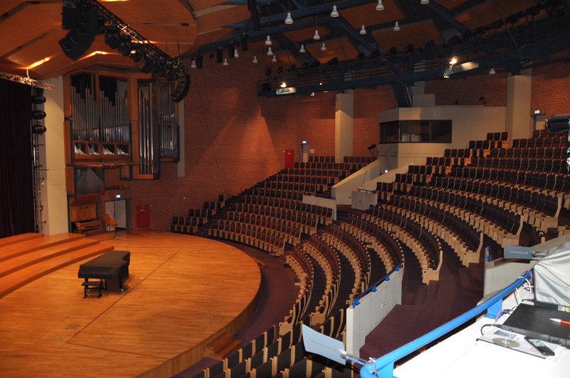 View of the concert hall