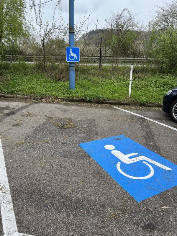 Parking for disabled poeple