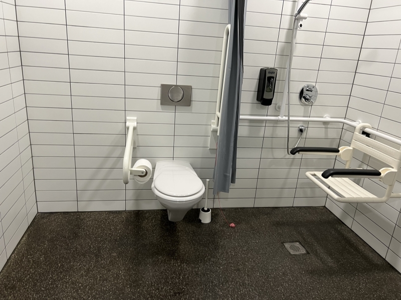 Cabine douche pour personnes à mobilité réduite