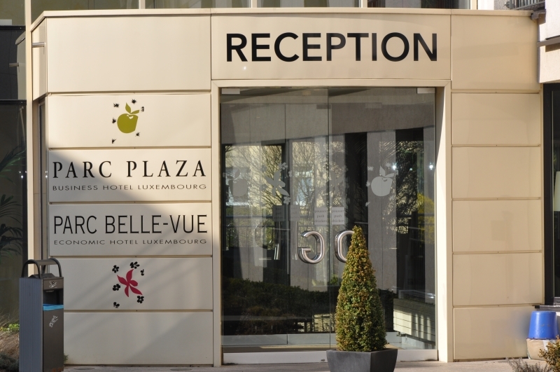 Entrance of the hotel