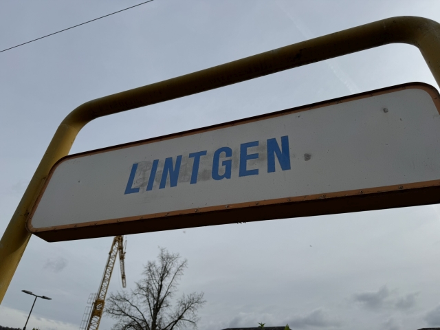 Panneau Gare de Lintgen